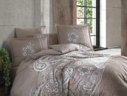 Постельное белье из сатина KARVEN N021 PELLINI BROWN V-1 50х70 (2шт), 70х70 (2шт) евро