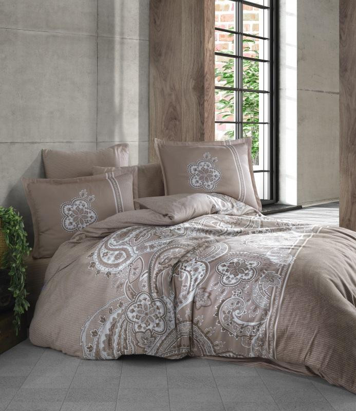 Постельное белье из сатина KARVEN N021 PELLINI BROWN V-1 50х70 (2шт), 70х70 (2шт) евро