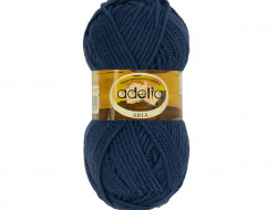 Пряжа ADELIA ARIA №17 синяя 100% акрил, 5 шт х 100 гр, 100 м +/- 5 м