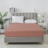 Простыня на резинке сатиновая TANGO Soho розовая пудра 160х200х30