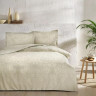 Постельное белье сатиновое TAC HAPPY DAY HERTA бежевое евро