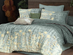 Постельное белье из фланели SAREV BIRDIE YESIL 1,5-спальное