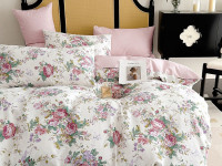 Постельное белье из сатина TANGO розарий 50х70 (2шт) 2-спальное