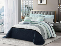 Покрывало с наволочками тонкое из полисатина TANGO LAFAYETTE триосс 240х260