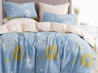 Постельное белье двухстороннее из твил-сатина SAILID BP-175-3 евро