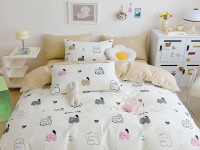 Постельное белье из твил-сатина TANGO мяу 50х70 (2шт), 70х70 (2шт) евро