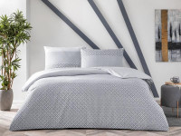 Постельное белье из ранфорса TAC RANFORCE GARTH антрацит 1,5-спальное