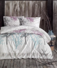 Постельное белье из ранфорса KARVEN N023/1 MIDAS LILAC V-1 50х70 (2шт) евро