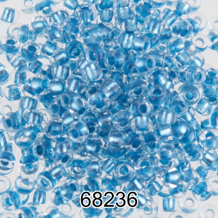 Бисер PRECIOSA (Чехия) круглый 5 10/0 2.3 мм 500 гр 68236 (Ф607) синий