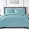 Постельное белье из египетского хлопка CRISTELLE голубое евро