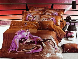 Постельное белье из сатина TANGO ЗНАКИ ЗОДИАКА РАК 50х70 (2шт) и 70х70 (2шт) евро