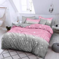 Постельное белье из микросатина TANGO космос 70х70 (2шт) 2-спальное