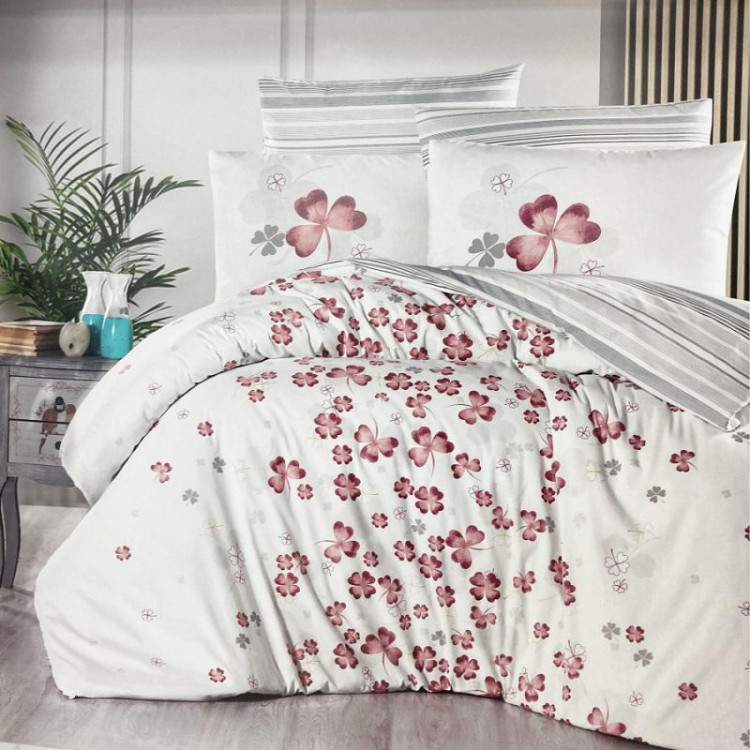 Постельное белье из ранфорса KARVEN N023 CHANCE POWDER 50х70 (2шт), 70х70 (2шт) евро