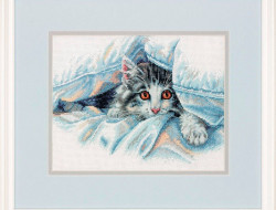 Набор для вышивания DIMENSIONS 70-35341 Кошачий комфорт 20x25 см
