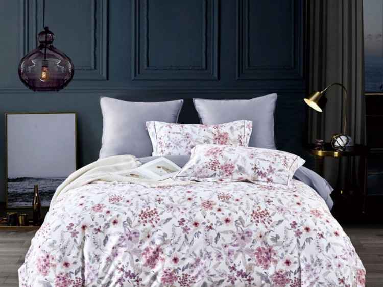 Постельное белье из египетского хлопка Premium ASABELLA Грация 50х70 (2шт) и 70х70 (2шт) евро