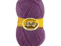 Пряжа ADELIA NATALI №08 темно-сиреневая 100% акрил, 10 шт х 50 гр, 300 м +/- 10 м