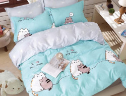 Постельное белье двухстороннее из твила TANGO love mom 70х70 (2шт) 2-спальное