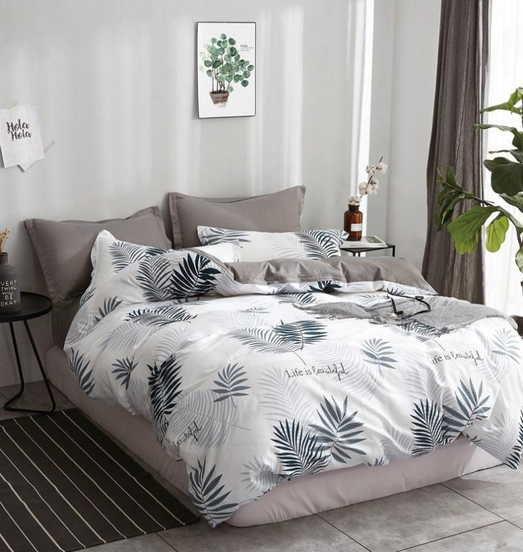 Постельное белье двухстороннее из твила TANGO эсхинантус 50х70 (2шт) семейное