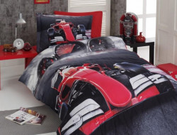 Постельное белье из 3D сатина KARVEN N034 FAST 50х70 (2шт) 1,5-спальное