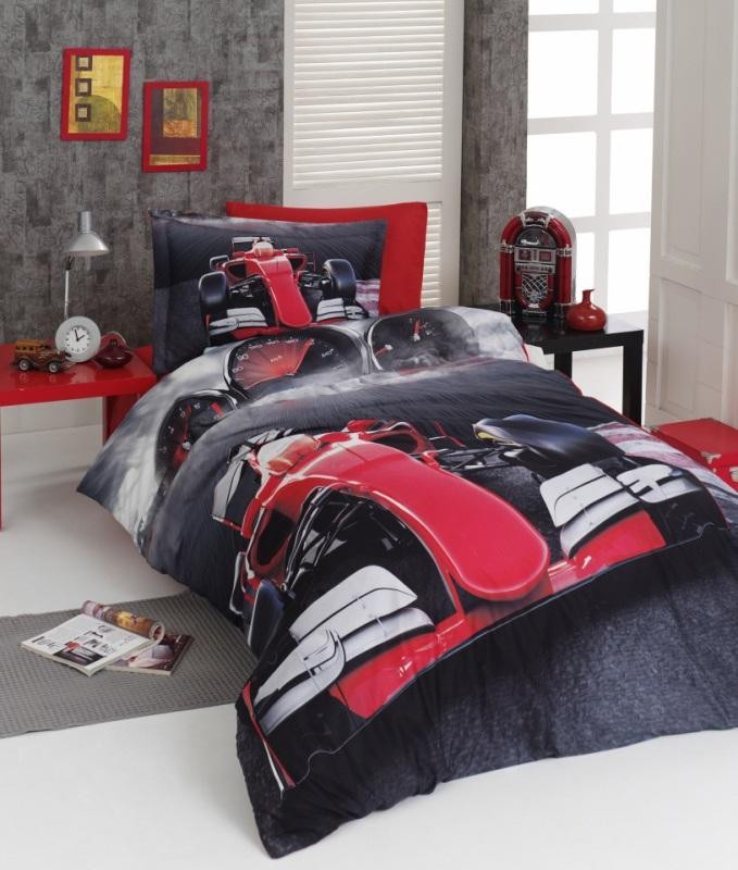 Постельное белье из 3D сатина KARVEN N034 FAST 50х70 (2шт) 1,5-спальное