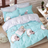 Постельное белье двухстороннее из твила TANGO love mom 50х70 (2шт) 2-спальное