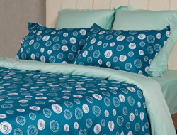 Постельное белье двухстороннее из сатина SAILID BL-5-2 2-спальное