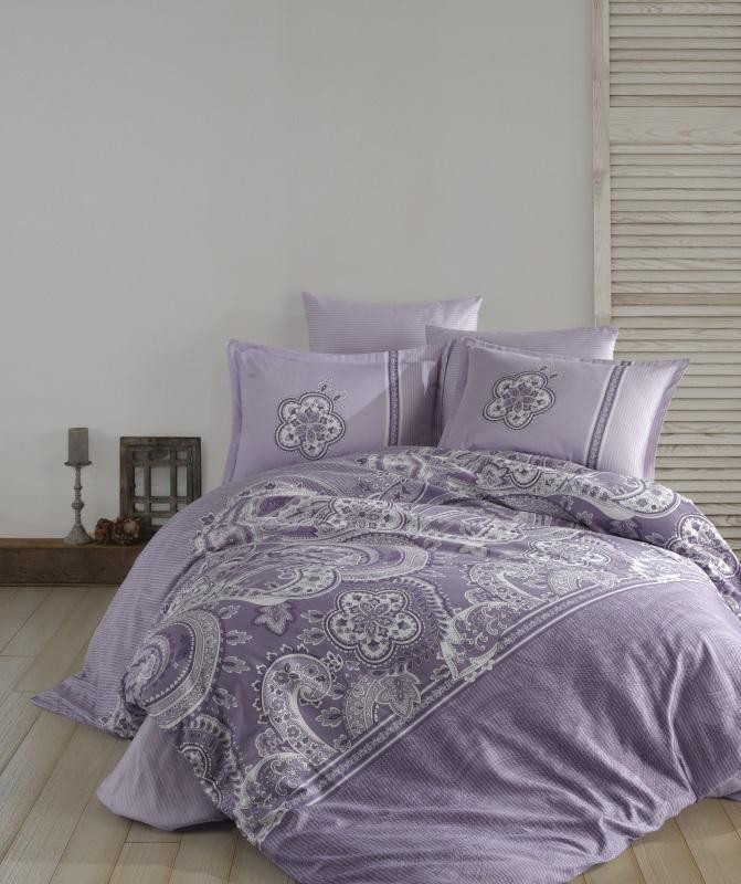 Постельное белье из сатина KARVEN N021 PELLINI LILAC V-2 50х70 (2шт), 70х70 (2шт) евро