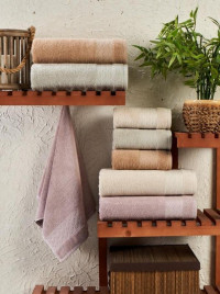 Набор кухонных полотенец махровых хлопковых KARVEN HM731 SARDES 30х50 (4шт)