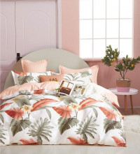 Постельное белье двухстороннее из твила TANGO парадис 50х70 (2шт) семейное