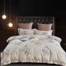 Постельное белье из египетского хлопка Premium ASABELLA Кофейная поляна 50х70 (2шт) и 70х70 (2шт) семейное