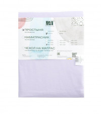 Простыня на резинке из сатина АЛЬВИТЕК орхидея 140х200