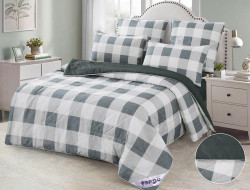 Постельное белье из микросатина с одеялом TANGO DE VERANO  Y-13 50х70 (2шт) семейное