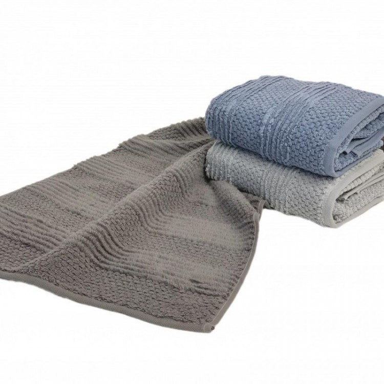 Набор полотенец махровых хлопковых KARVEN MICRO COTTON PREMIUM HS1009 NESHA V2 90х150 (3шт)