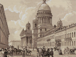 Набор для вышивания PANNA Золотая коллекция GM-1908 СТАРЫЙ ПЕТЕРБУРГ. ИСААКИЕВСКИЙ СОБОР 35х33,5