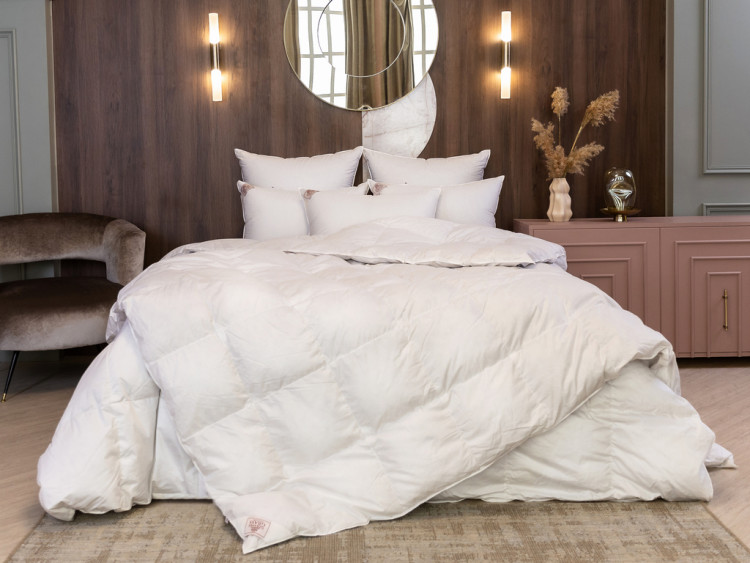 Одеяло пуховое кассетное GERMAN GRASS SILVER DOWN GRASS всесезонное Light 140х205