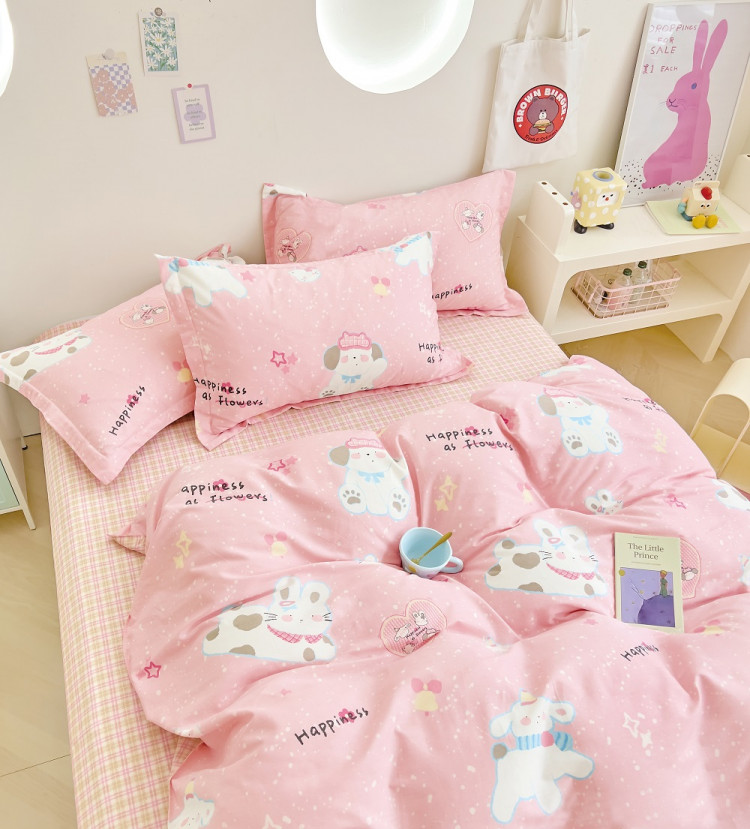 Постельное белье из твил-сатина TANGO happiness 70х70 (2шт) 1,5-спальное