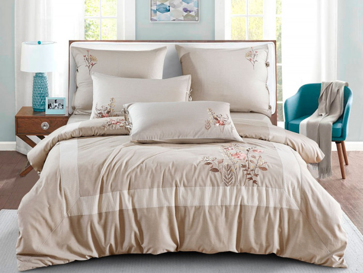 Постельное белье из твила ASABELLA 474-6 50х70 (2шт) и 70х70 (2шт) евро