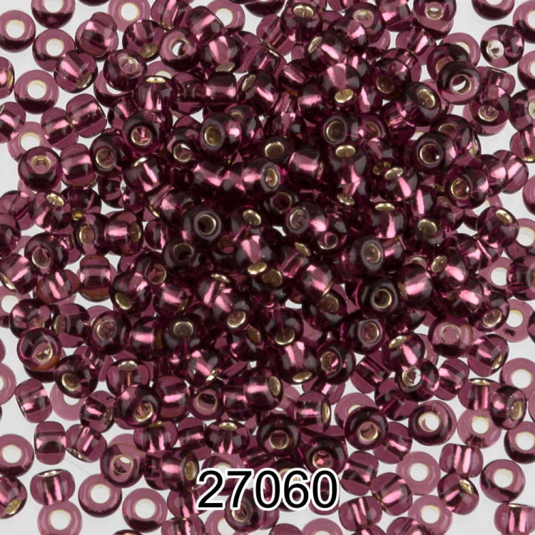 Бисер PRECIOSA (Чехия) круглый 5 10/0 2.3 мм 500 гр 27060 (Ф264) сиреневый