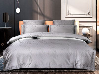 Постельное белье из хлопкового жаккарда ASABELLA 1385-4S 50х70 (1шт) и 70х70 (1шт) 1,5-спальное