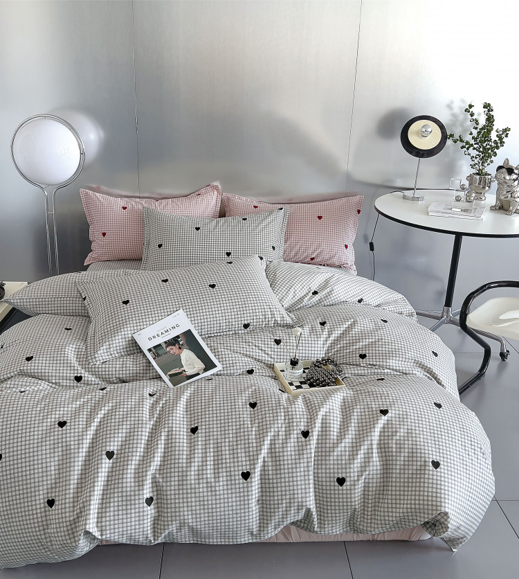 Постельное белье из твил-сатина TANGO коразон 50х70 (2шт) 1,5-спальное