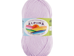 Пряжа ALPINA MELISSA №10 светло-сиреневая 95% вискоза, 5% кашемир 10 шт х 50 гр, 125 м +/- 6 м