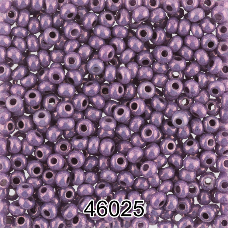 Бисер PRECIOSA (Чехия) круглый 7 10/0 2.3 мм 500 гр 46025 (Ф454) темно-сиреневый