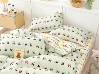 Постельное белье из твил-сатина TANGO счастливая панда 70х70 (2шт) 2-спальное