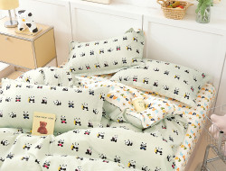 Постельное белье из твил-сатина TANGO счастливая панда 70х70 (2шт) 2-спальное