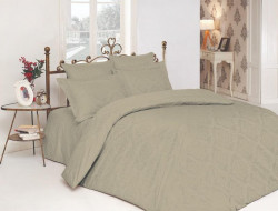 Постельное белье из хлопкового жаккарда KARVEN N302 OTTOMAN STONE 50х70 (2шт), 70х70 (2шт) семейное