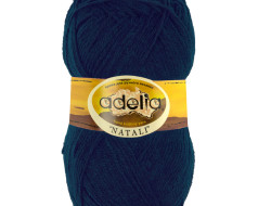 Пряжа ADELIA NATALI №12 темно-синяя 100% акрил, 10 шт х 50 гр, 300 м +/- 10 м