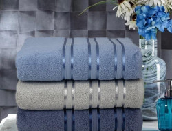 Набор полотенец махровых хлопковых KARVEN MICRO DELUX HS1010 V4 50х90 (3шт)