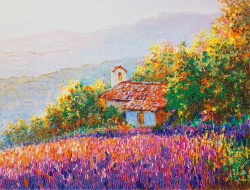 Набор для вышивания PANNA Живая картина JK-2100 УТРО В ГОРАХ 26,5х19,5