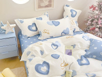 Постельное белье из твил-сатина TANGO smile 50х70 (2шт), 70х70 (2шт) евро