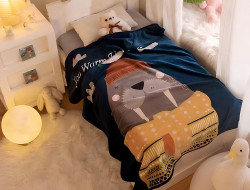 Плед детский из микрофибры TANGO ФЛАНЕЛЬ Морж 100х140